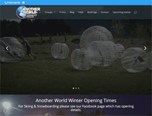 Tablet Screenshot of anotherworldadventurecentre.co.uk